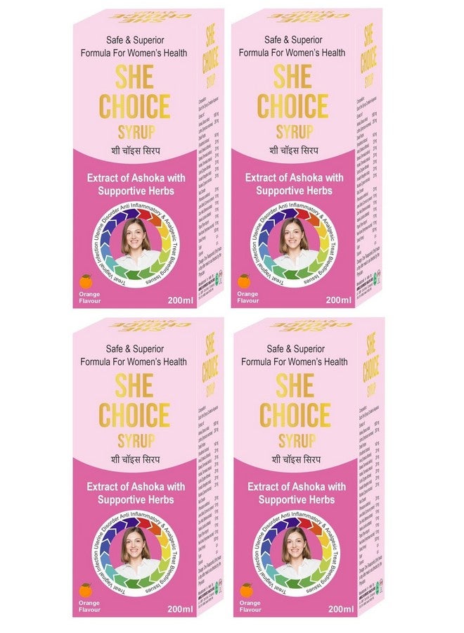 شراب شي تشويس لدعم آلام الدورة الشهرية وعدم التوازن الهرموني 200 مل عبوة من 4 - Image 1