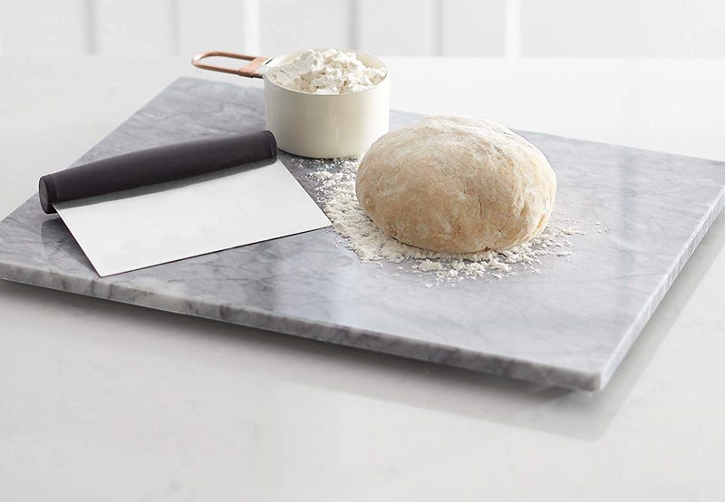 THW MultiPurpose Stainless Steel Bread Pizza Pastry Cookie Dough Scraper Cutter Chopper Bench Scraper - Image 4