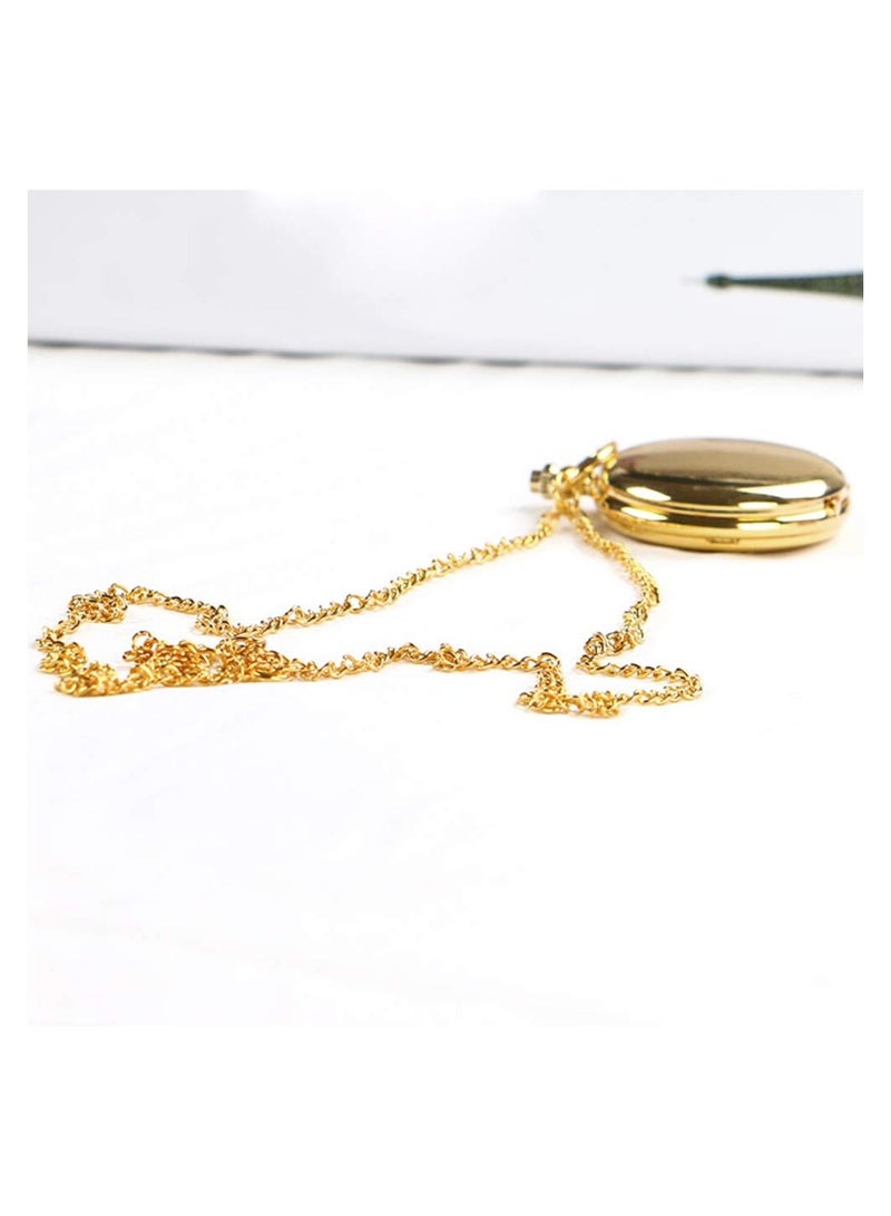 Zikra Retro Pocket Watch Set of 2 Classic Pocket Watch with Chain for Men and Women - Image 3