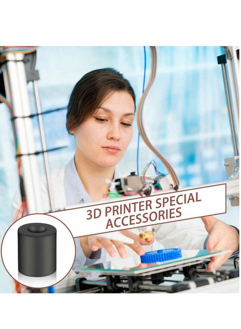 Y&D 3D Printer Heat Bed Leveling Parts, 8 Pcs Silicone Solid Column, Stable Hot Tool Heat-Resistant Buffer - Image 3