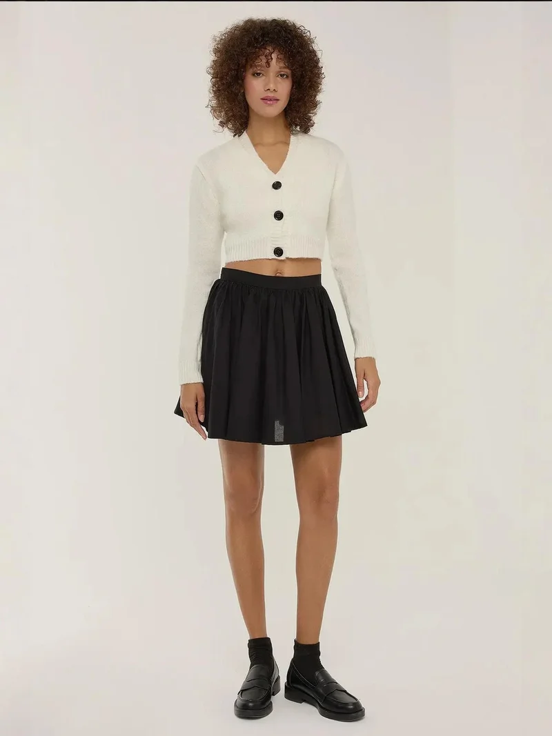 HICCUP Flounced Mini Skirt