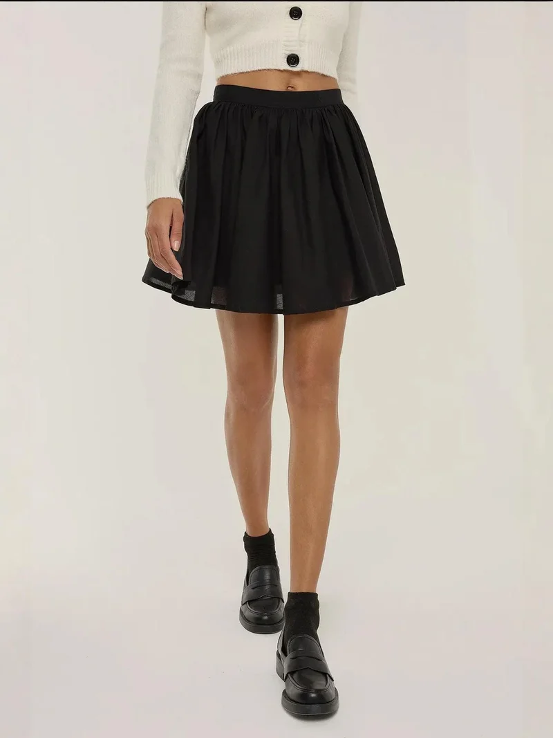 HICCUP Flounced Mini Skirt