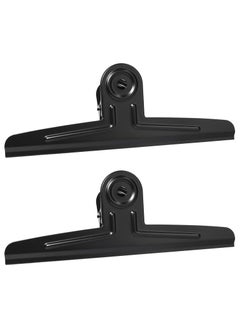 Extra Large Bulldog Clips - Black Stainless Steel (11.8 inch/30 cm)