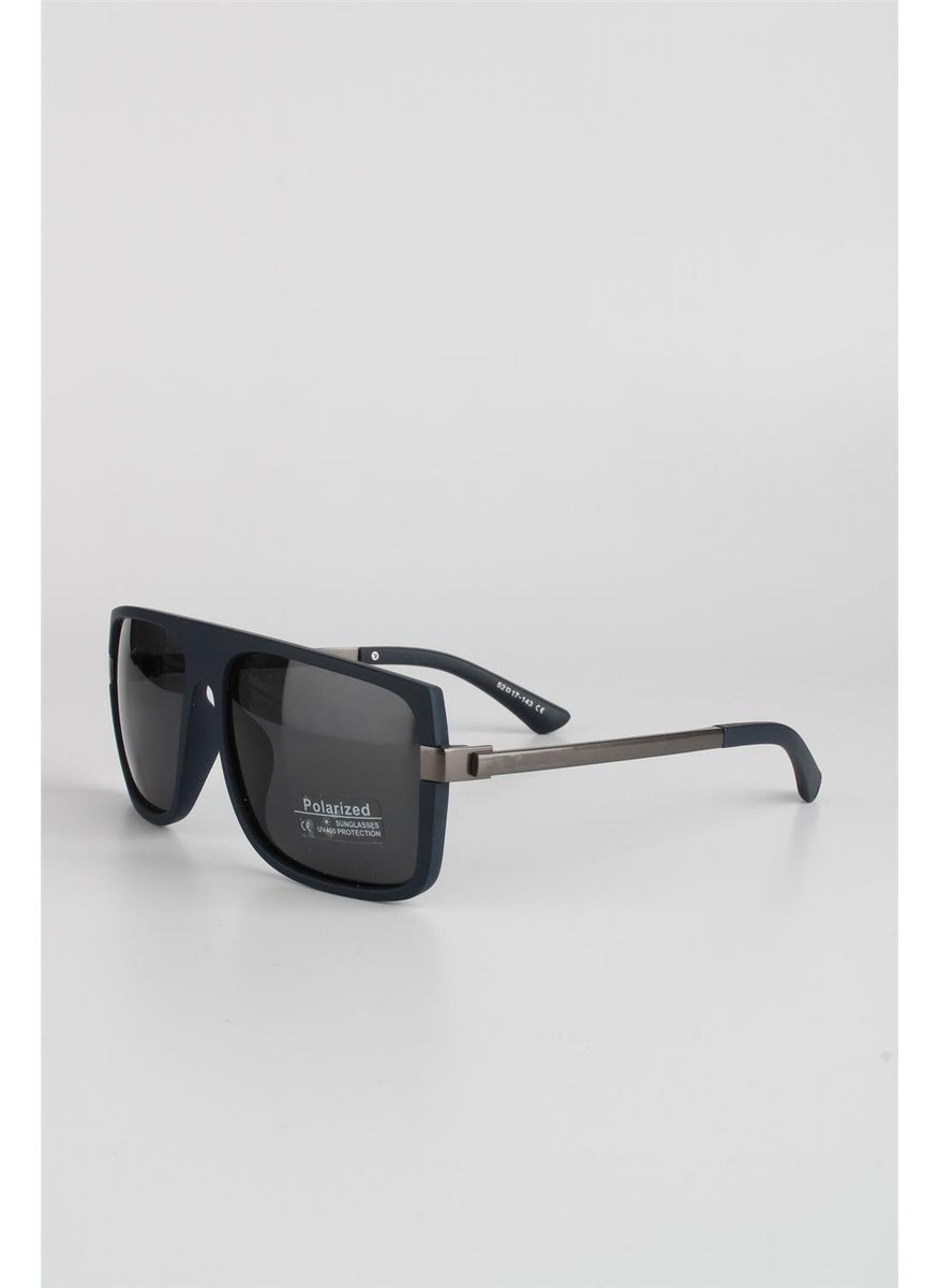 La Viva Navy Blue Matte Polarized Filter Men's Sunglasses G24LV80042R02  - Image 1