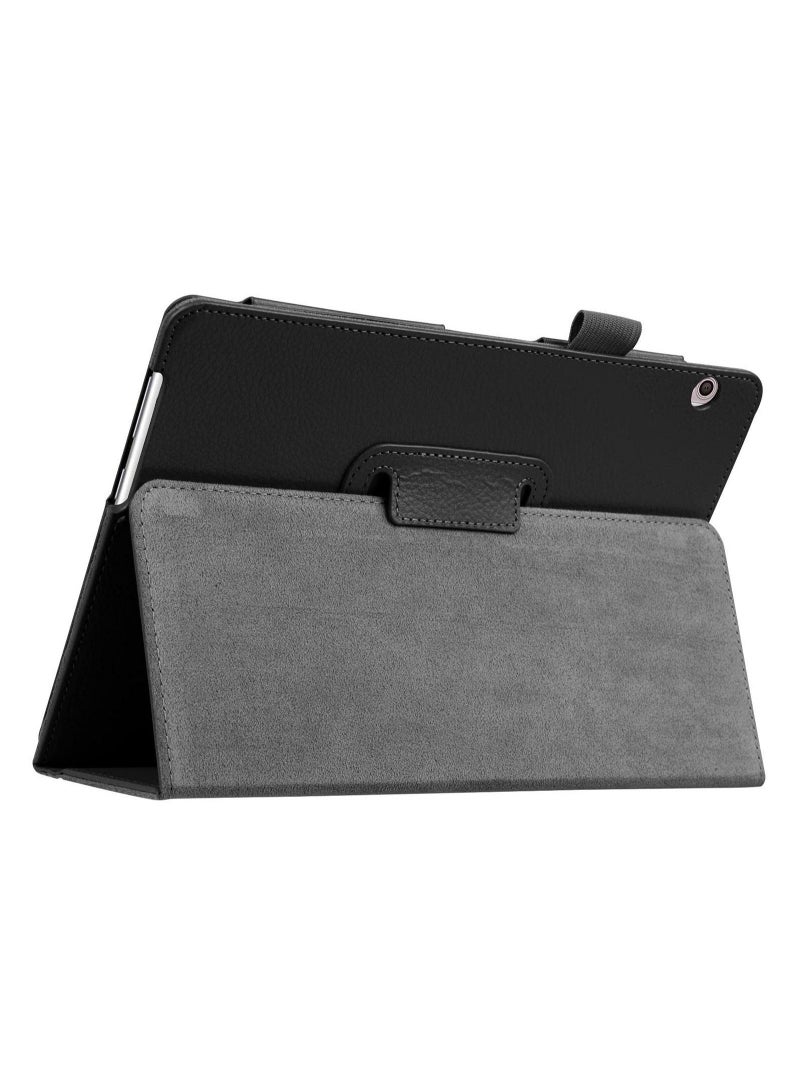 Captaintech Huawei Media Pad Case for Huawei T3 10 Case, 9.6 inch Smart Texture Tablet Cover  Leather Tablet Case Magnetic Closure Tablet  for Huawei Media Pad T3 10 AGS-WO9 AGS-L09 and Honor Play Pad 2(White) - Image 5