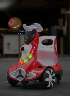Generic New childrens electric bubble machine balance car remote control indoor rotary car can sit drift rotary car for kids  - Image 1