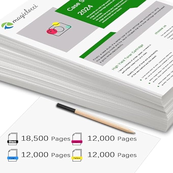 CS92X 76C00K0 76C00C0 76C00M0 76C00Y0 TONER CARTRIDGES (4-PACK, BLACK/CYAN/MAGENTA/YELLOW) REPLACEMENT FOR LEXMARK CS92X TONER CARTRIDGES CS92X,CS921, CS923, CX920, CX921, CX922, CX923,CX924 PRINTER - Image 3