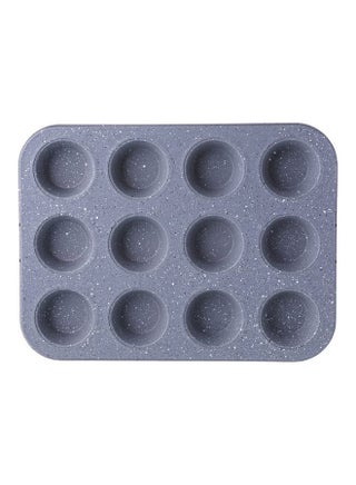 Muffin Mold, 12 Cavities Grey 35x26.5x3cm