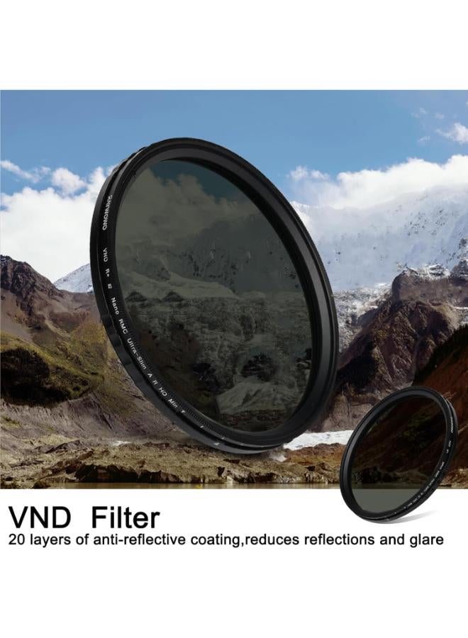 55mm VND Variable Filter for DSLR Camera - Image 2