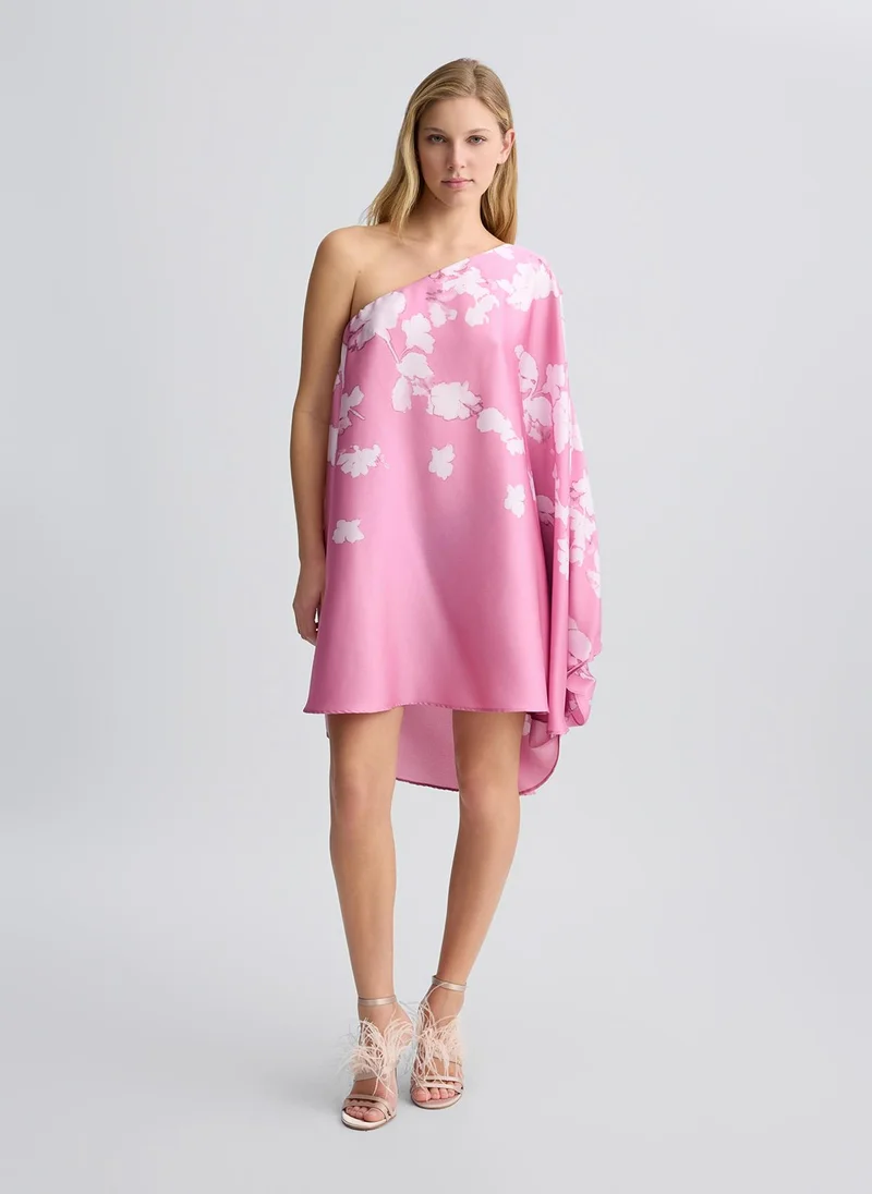 Liu Jo Printed satin dress