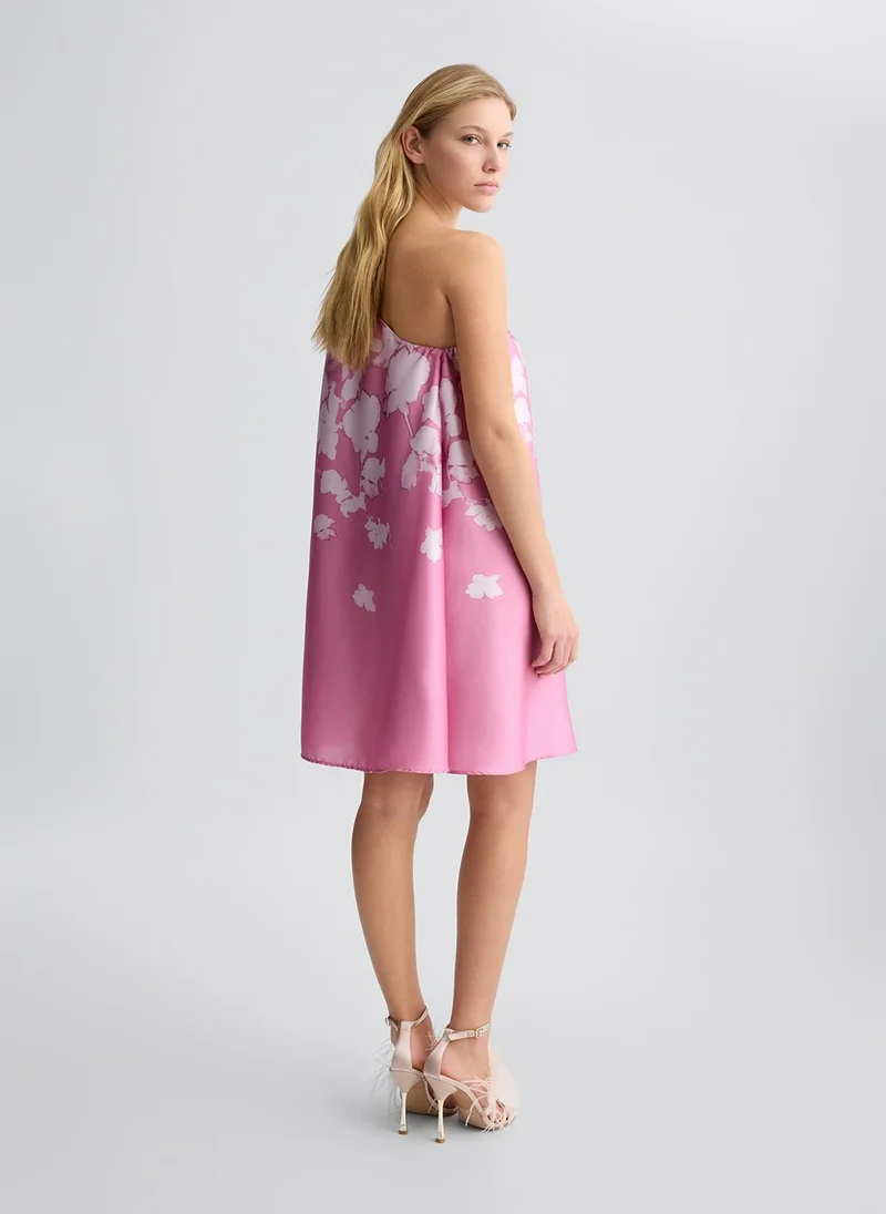 Liu Jo Printed satin dress