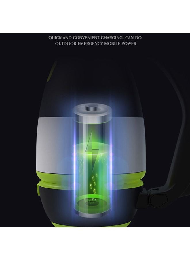 Outdoor Power Supply Multifunctional Mobile Lighting Soft Light Suitable for Camping/outdoor Lighting/Travel/Phone Charging (Black)