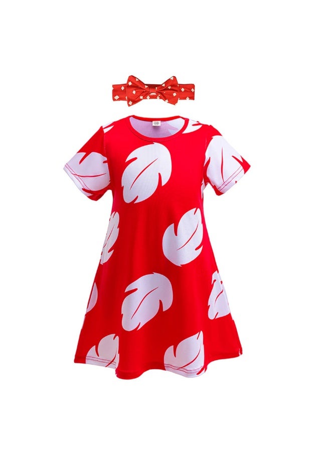 Star Treasure Cosplay Dress - Lil' Girl Short-sleeved Dress
