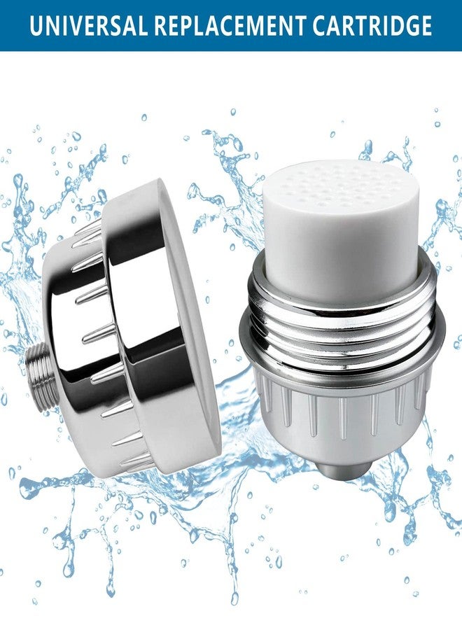 Nuodan 2 Pack 18 Stage Shower Filtered Cartridges, Replacement Multi-Stage Shower Head Filter Cartridge - Longest Lasting High Output Universal Shower Filter Blocks Chlorine & Toxins - Image 4