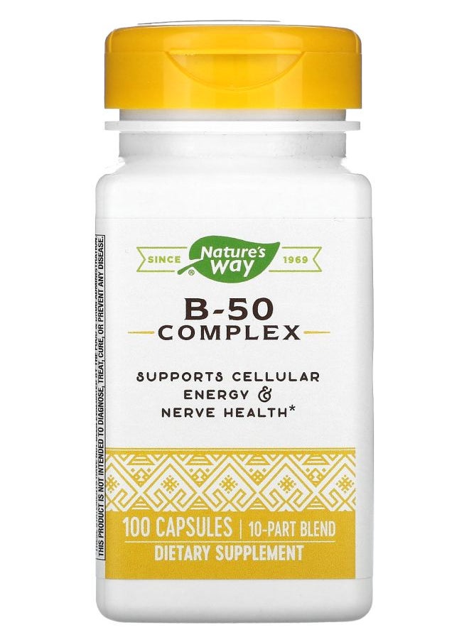 Nature's B-50 Complex 100 Capsules 