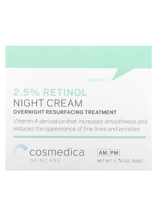 Cosmedica Skincare Cosmedica Skincare, 2.5% Retinol Night Cream, 1.76 oz (50 g)  - Image 2
