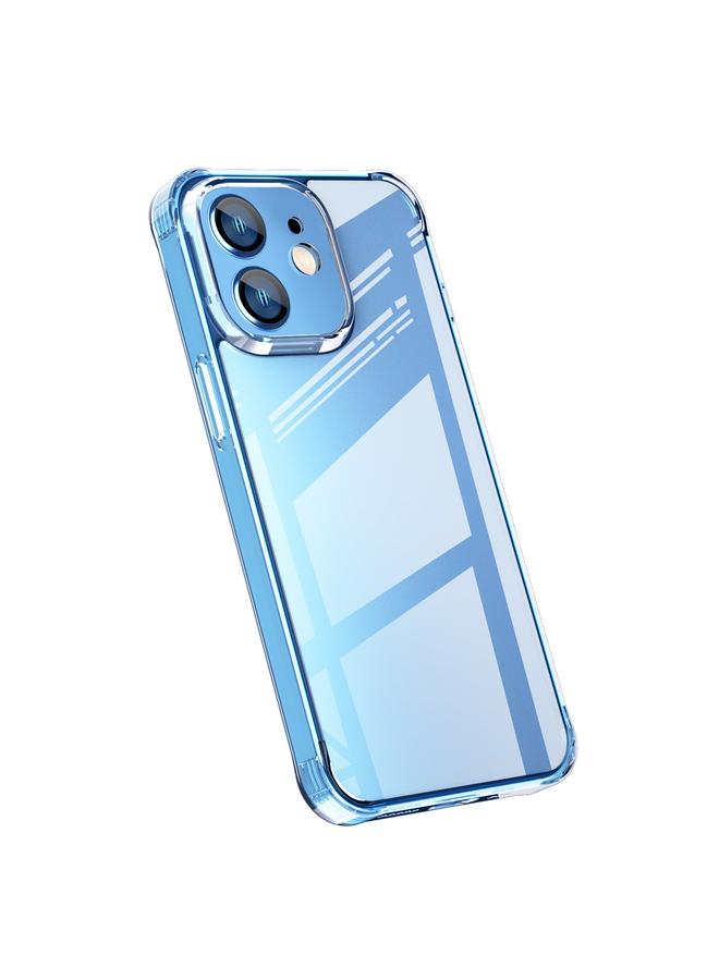 زبون جراب لهاتف iPhone 12 مصنوع من مادة TPU + جراب زجاجي مقوى مقاوم للصدمات - Image 1