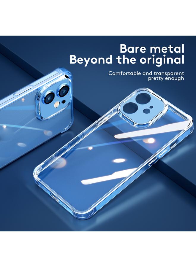 زبون جراب لهاتف iPhone 12 مصنوع من مادة TPU + جراب زجاجي مقوى مقاوم للصدمات - Image 2