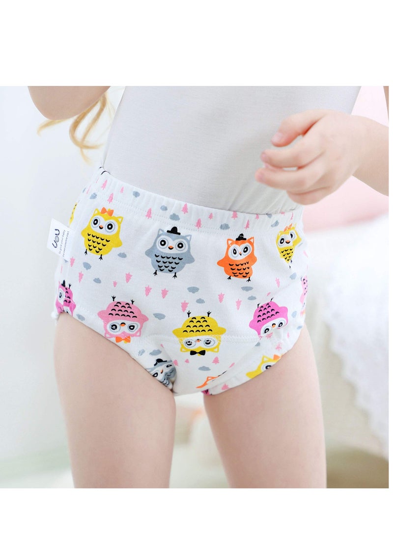 Captaintech Toddler Potty Training Pants 4 Pack Cotton Underwear Waterproof for Kids with Supper Absorbent-Layers, Soft and Absorbent  - Image 4