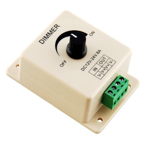 JacobsParts Manual Dimmer Switch for LED Strip Light, 12V 8A Mountable with Terminals - Image 5