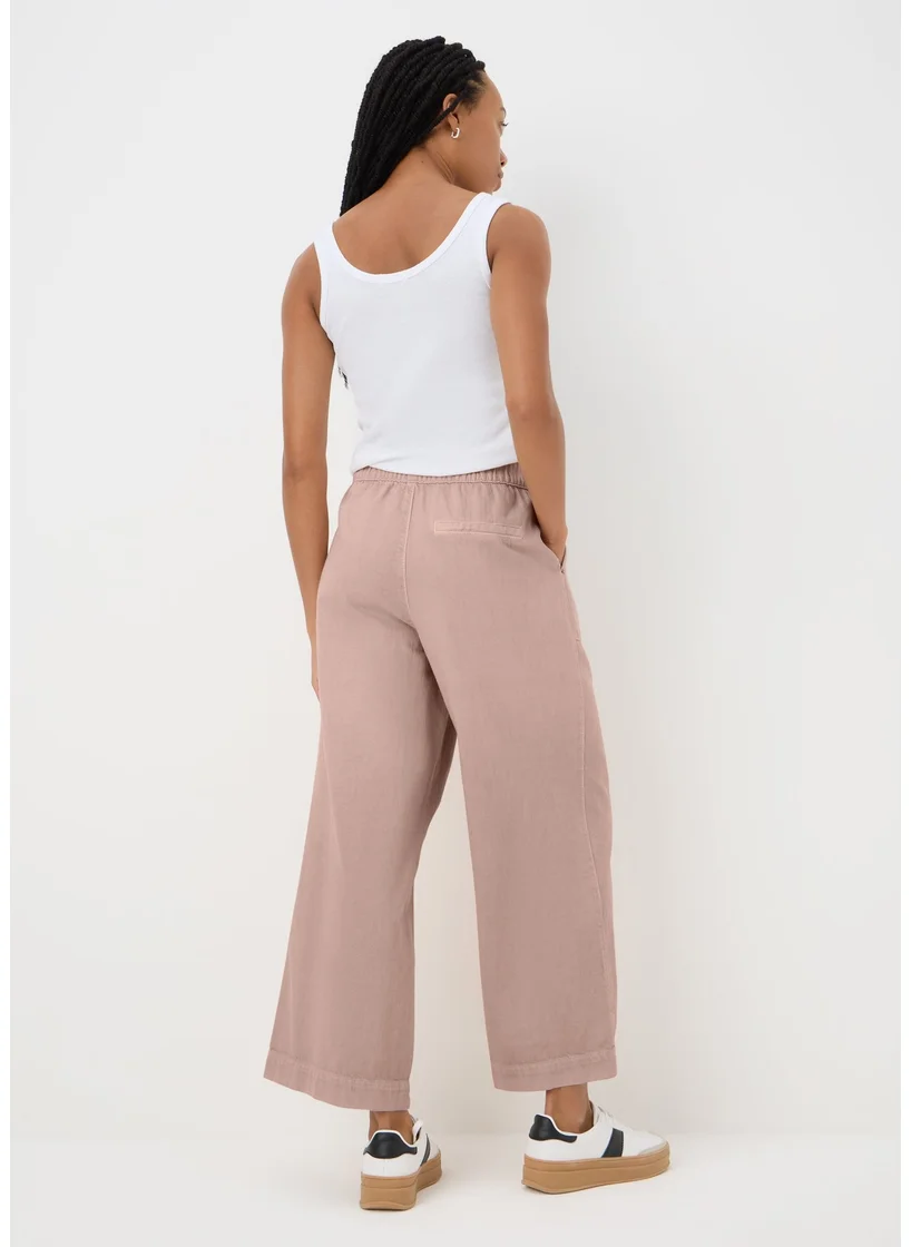 Matalan Pink Cropped Wide Leg Jeans