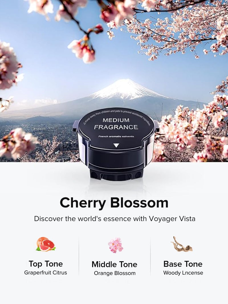 Ceeniu CF8 Scenic Fragrance (Floral Scent: Cherry Blossom) refill - 1200 Sprays, Natural French Fragrance, CF8 Car Aroma Diffuser - Image 2