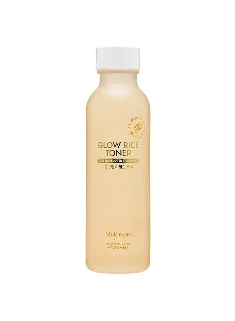 Muldream Glow Rice Toner with Rice Bran Water & Vitamin C