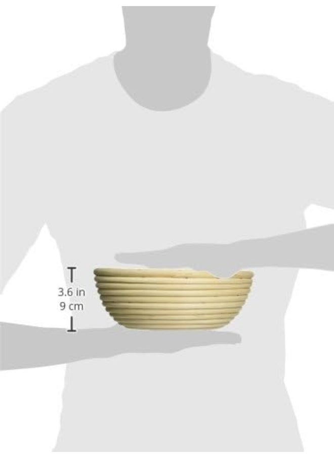 Frieling Frieling 8-Inch Round Banneton Brotform Proofing Basket - Bread Dough Proofing & Serving Bowl for Bread Rising - Banneton Basket - Sourdough Bowl  - Image 1