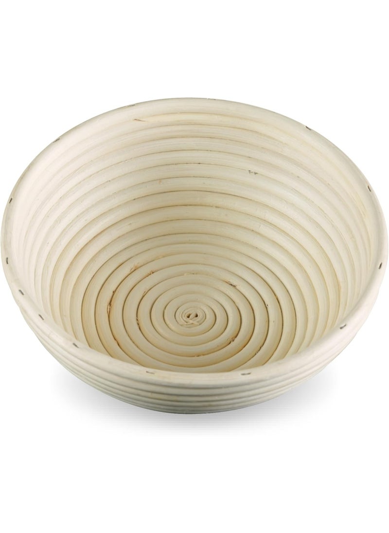 Frieling Frieling 8-Inch Round Banneton Brotform Proofing Basket - Bread Dough Proofing & Serving Bowl for Bread Rising - Banneton Basket - Sourdough Bowl  - Image 4