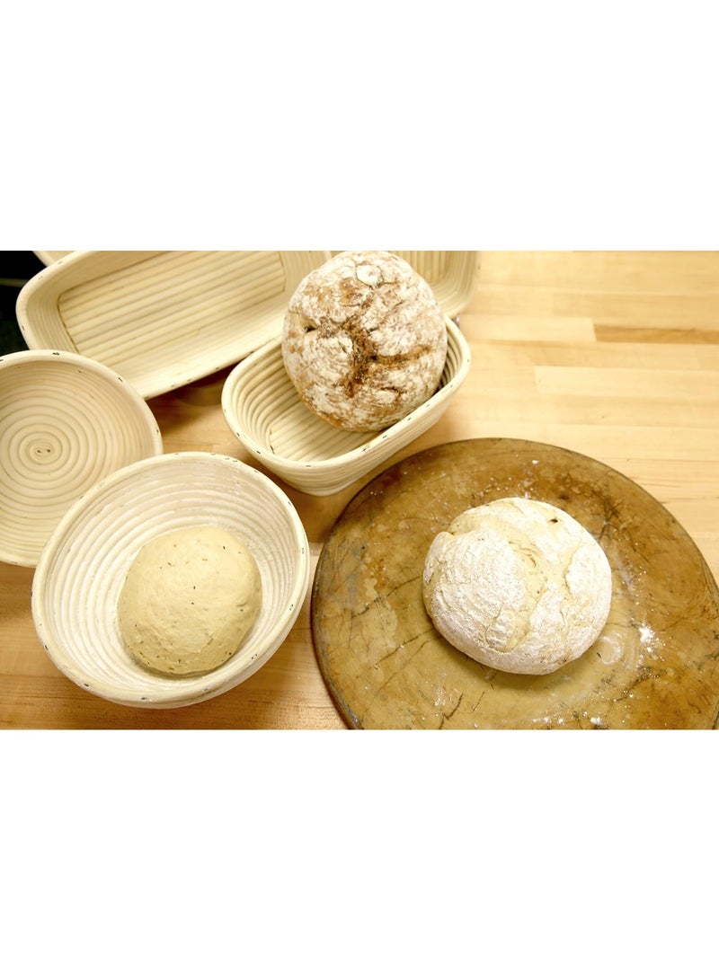 Frieling Banneton Bread Proofing Basket - 8-Inch, Beige, Round - Sourdough Proofing Basket & Bread Bowls for Rising & Baking - Image 3