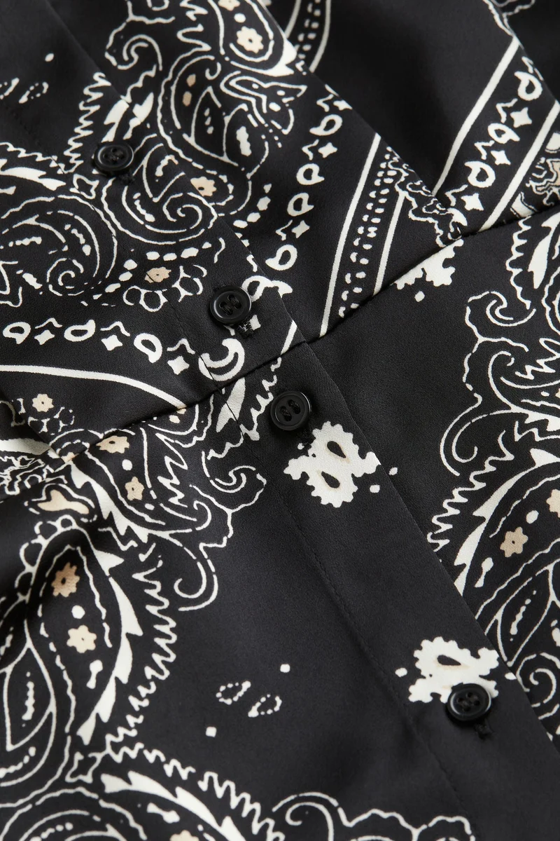 H&M Print Shirt Dress