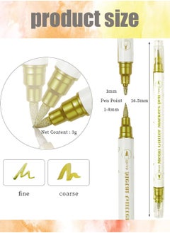 SYOSI SYOSI 10 Pcs Double-ended Nail Art Pens, Nail Art 3D Painted Pen Graffiti Pen for DIY Nail Art Nail Design Manicure Tools  - Image 4