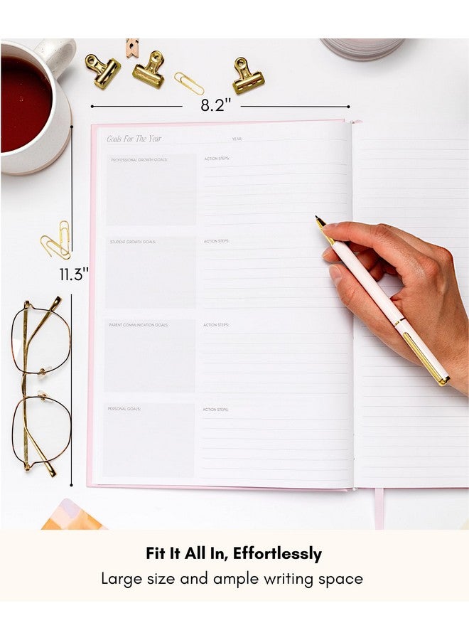 Lamare Teacher Planner 2024-2025 Academic Year - 218 Pages, Undated Lesson Plan Book for Teachers 24-25 - Yearly Calendar Lesson Planner 2024-2025, Plenty of Space to Write in - Perfect for Educators - Image 2