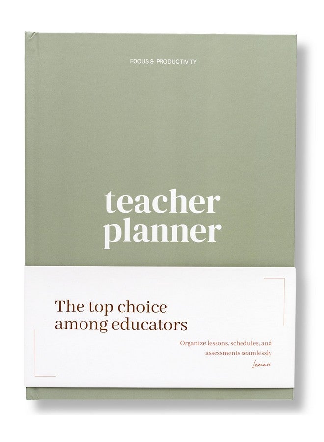 Lamare Teacher Planner 2024-2025 Academic Year - 218 Pages, Undated Lesson Plan Book for Teachers 24-25 - Yearly Calendar Lesson Planner 2024-2025, Plenty of Space to Write in - Perfect for Educators - Image 1