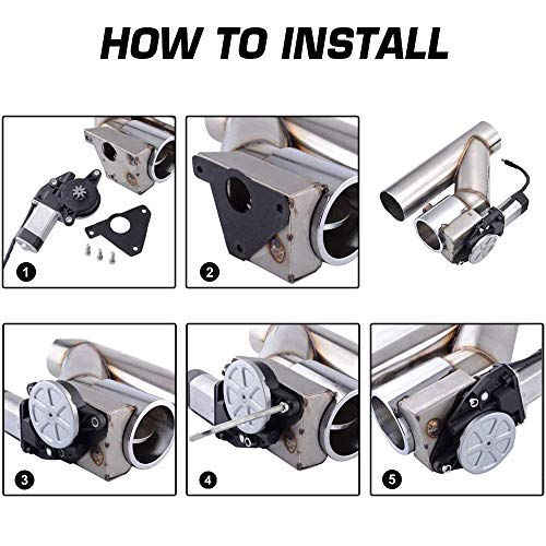SPELAB 2.5 Inch Stainless Steel Exhaust Pipe Kit - Image 3