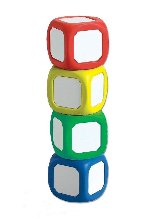 Learning Advantage - Writeon Wipeoff Dice 2" Set Of 4 Magnetic Dry Erase Dice - Image 1