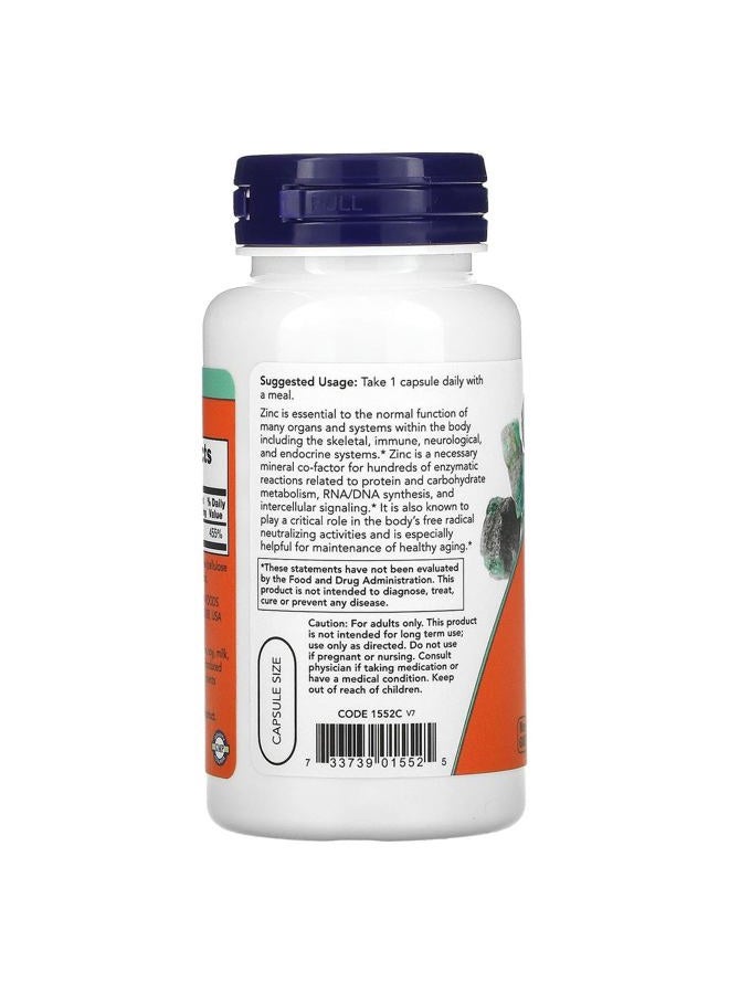 now Zinc Picolinate 50mg,120 Capsules (Pack of 2) - Image 3