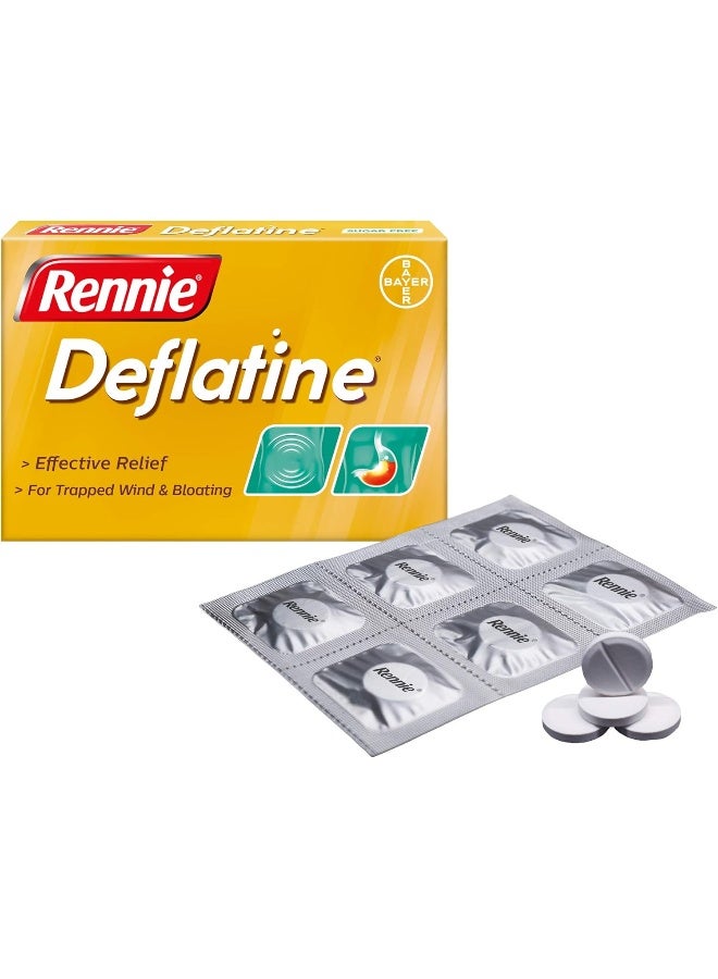 Rennie Deflatine Trapped Wind Relief Tablets - Image 2