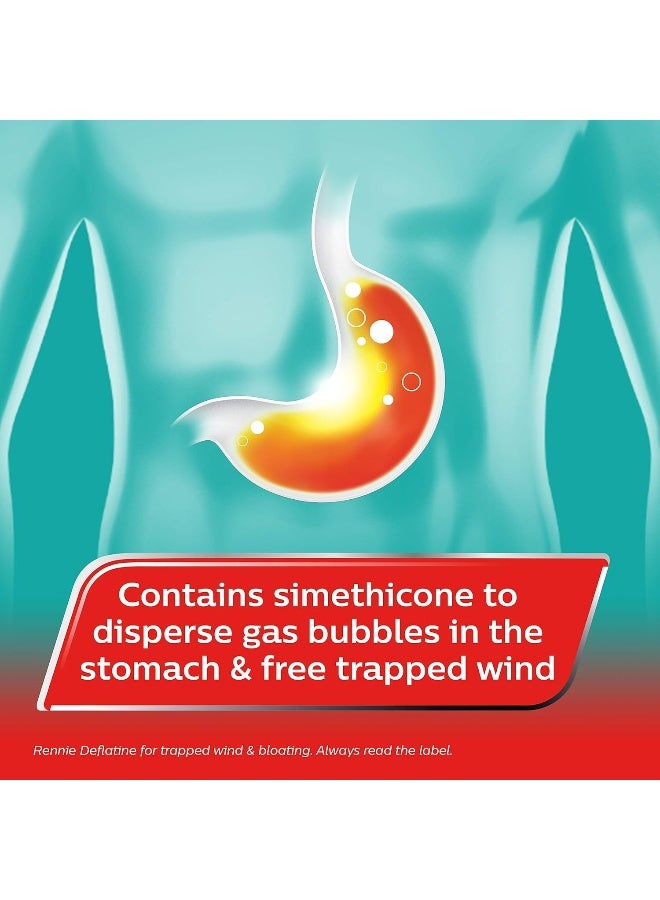 Rennie Deflatine Trapped Wind Relief Tablets - Image 4