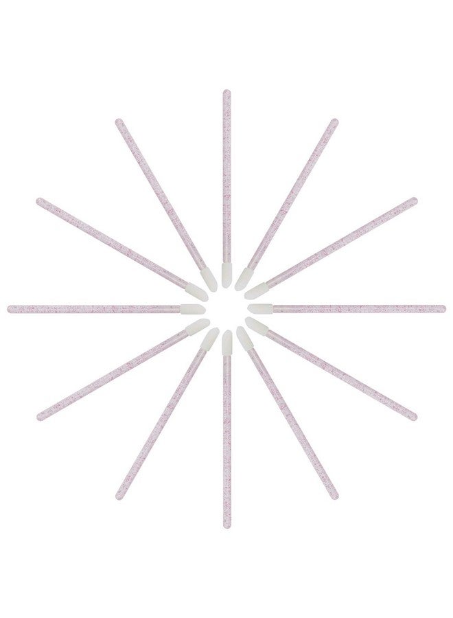 tifanso 300 Pcs Lip Brush, Disposable Makeup Applicators, Lip Gloss Brush Lipstick Applicator Wands, Multicolor Makeup Tool Kits Beauty Lipstick Cosmetic (Crystal Pink) - Image 2