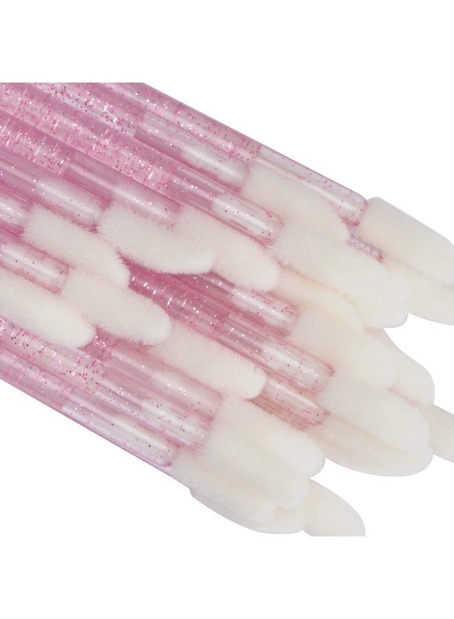 tifanso 300 Pcs Lip Brush, Disposable Makeup Applicators, Lip Gloss Brush Lipstick Applicator Wands, Multicolor Makeup Tool Kits Beauty Lipstick Cosmetic (Crystal Pink) - Image 5