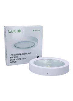 Lucio 30W 3000K Round LED Surface Downlight Warm White 30.4 x 30.8 x 5.6 cm SM46C-30W  - Image 3