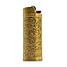 Lucklybestseller Metal Lighter Case Cover Holder Vintage Floral Stamped for BIC Full Size Lighter J6 - Image 1