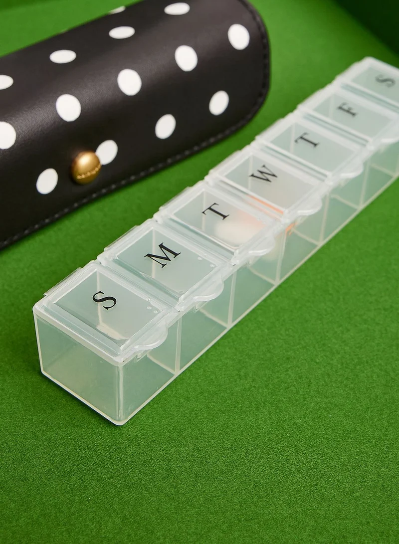 Kate Spade Travel Pill Organizer, Cabana Dots