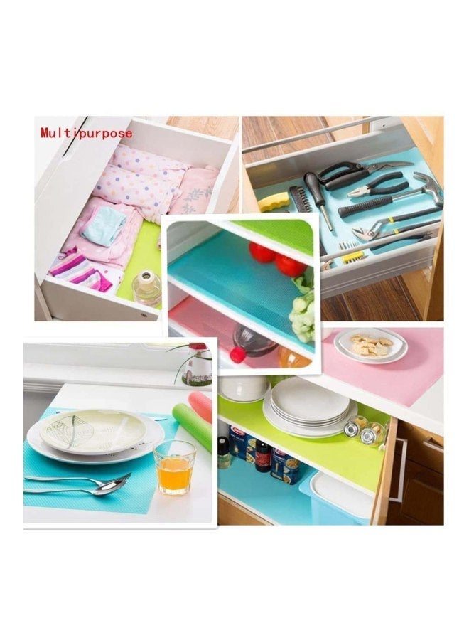 NIBEMINENT 9-Piece Refrigerator Mat Multicolour 45cm - Image 5