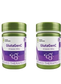 Simplee Supplements GlutaGenC Capsule Supplement 60 Caps Anti-oxidant -2pcs 