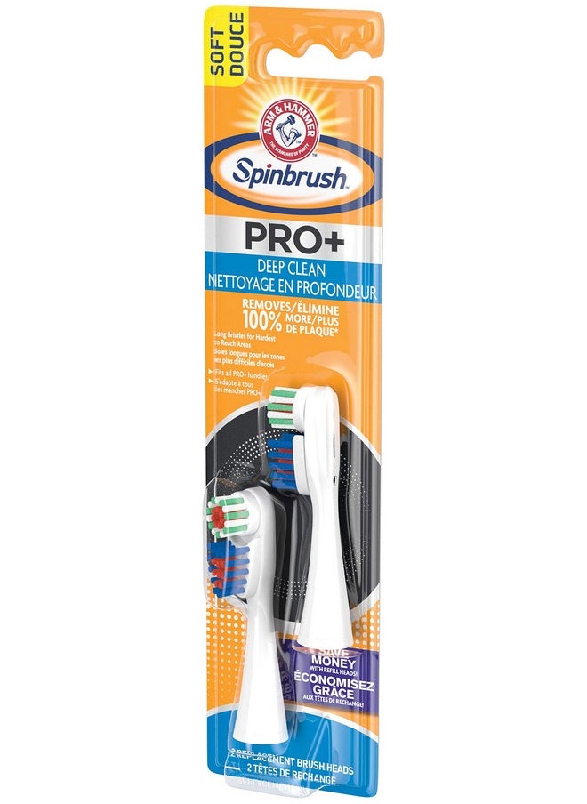Arm & Hammer - رؤوس فرشاة بديلة ناعمة لتنظيف عميق ومشرق من ARM & HAMMER Spinbrush - Image 1
