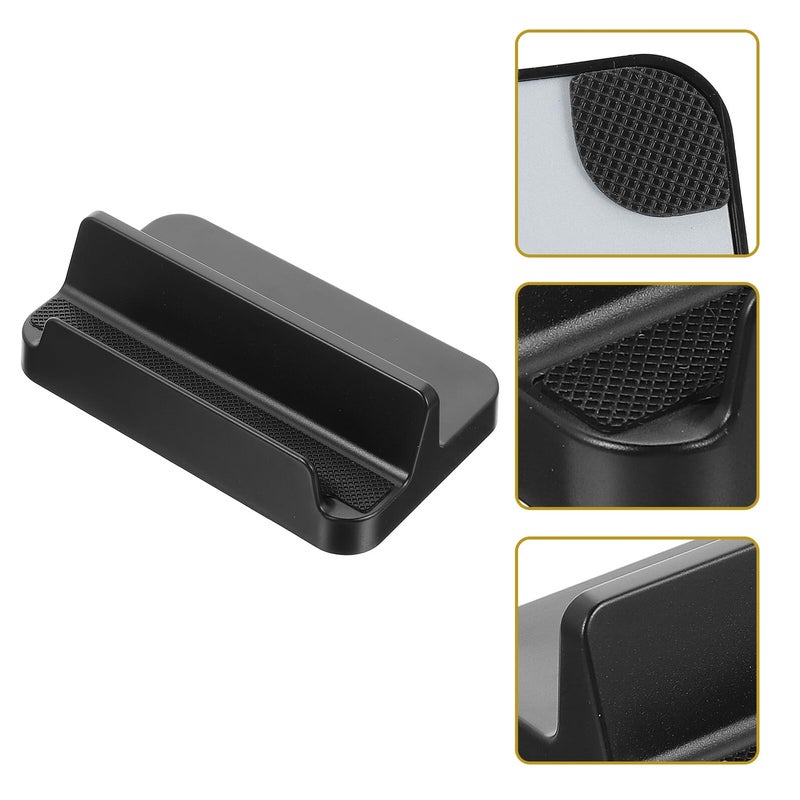 Black Phone Stand Holder Desktop Portable Rack Home Office Household Organizer - Image 5