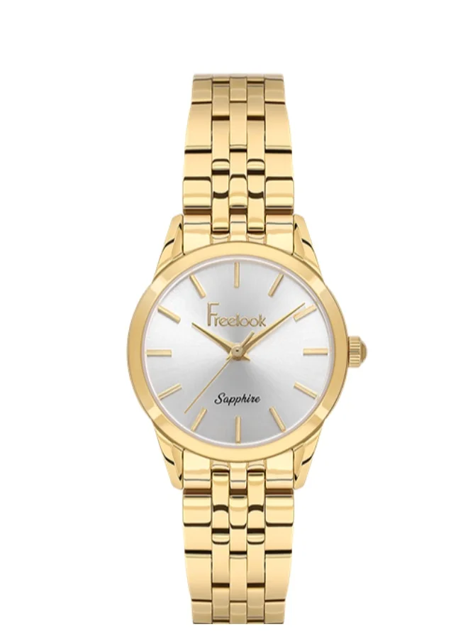Freelook Paris Freelook - Naturelle Women's Watch | Steel Case | Stainless Steel Band | Silver & Round Dial | Analog | Japanese Quartz | Sapphire Crystal | Premium Luxury Watch | Ideal Gift | Water Resistant 50 Meters