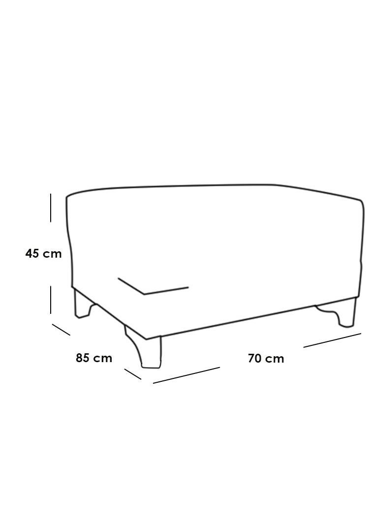 Furniture Factory Modern 4-piece living room set, red beech wood and linen - off white  - Image 4